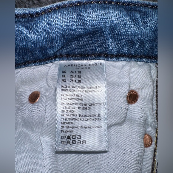 American Eagle Boys Jeans Pants Size 26x28 (14) - Picture 3 of 4